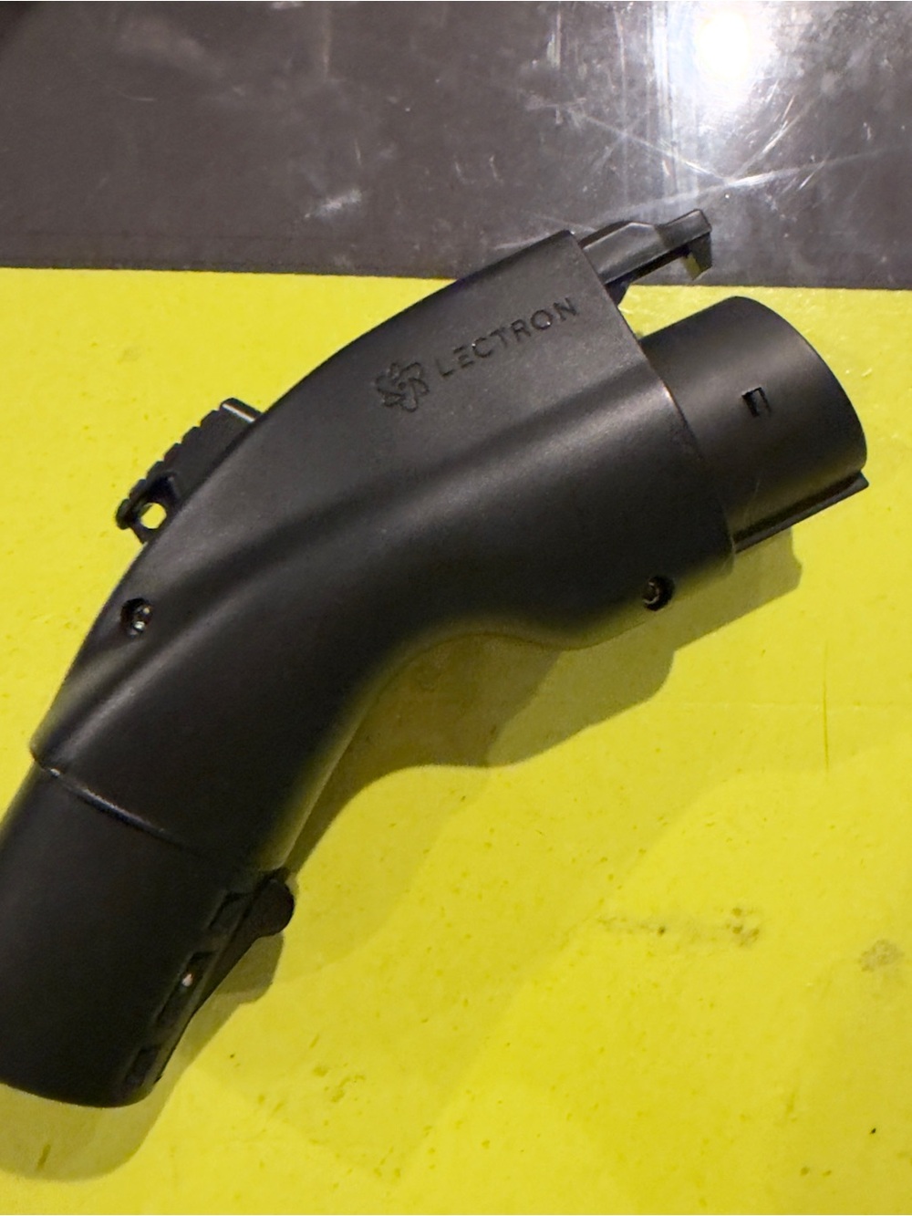 Lectron Black EV Charger adapter. Tesla NACS to J1772. 48amp. 250v.
